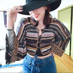 Free people cropped sweater.